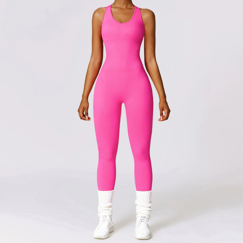 Sculpted Back V Shape One-piece