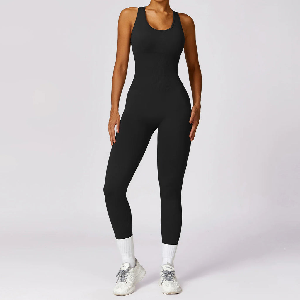 Sculpted Back V Shape One-piece